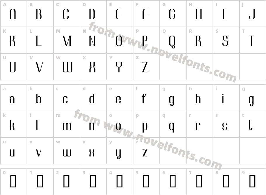 RondelleCharacter Map