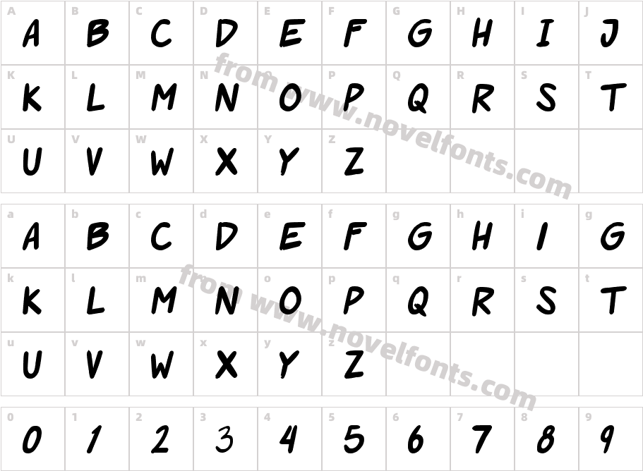 Roof runners BoldCharacter Map