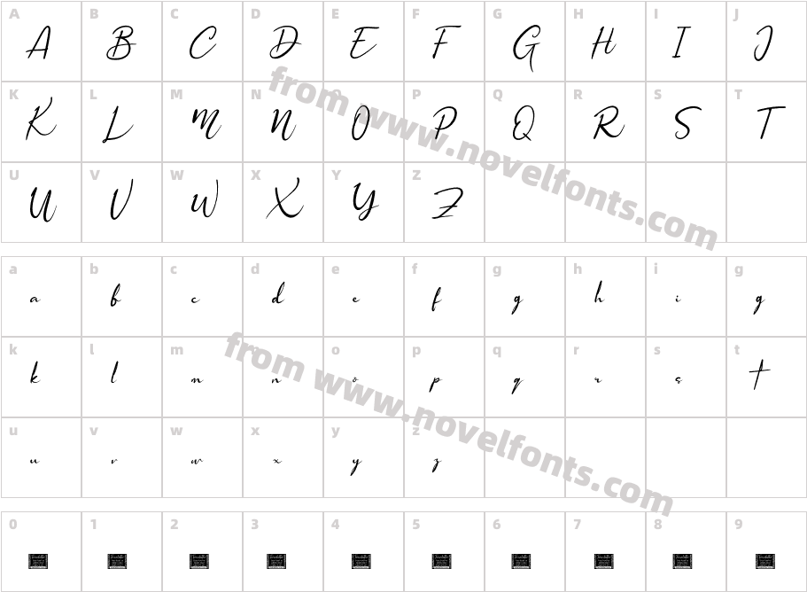 Roothinkyu Personal UseCharacter Map