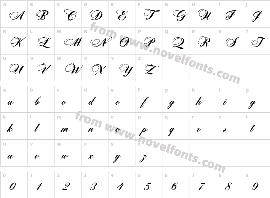 Rosamunda One NormalCharacter Map