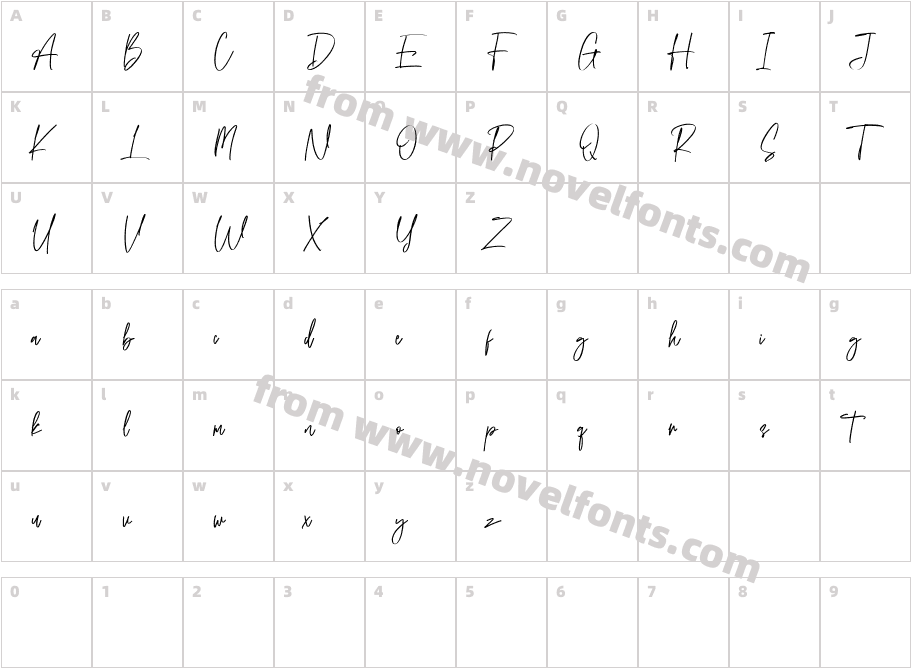 Rosestaly Free RegularCharacter Map