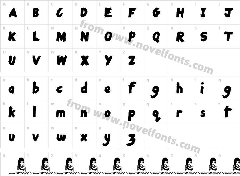 Rough RiderCharacter Map