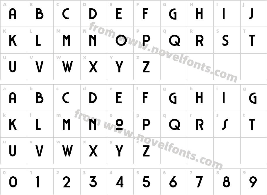 Rousseau DecoCharacter Map