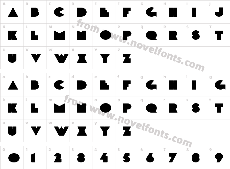 DeLargeCharacter Map