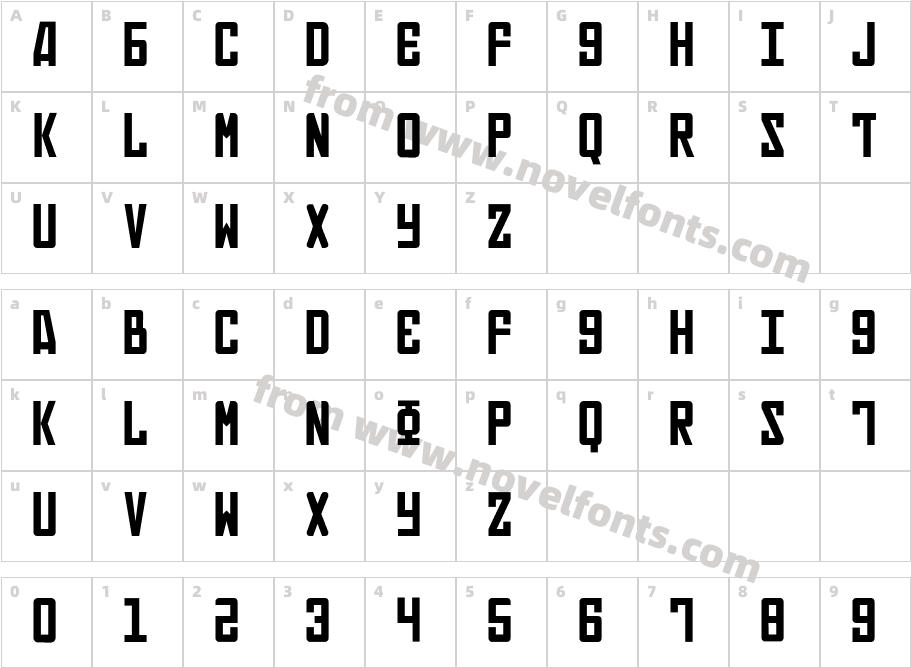 RussianCharacter Map