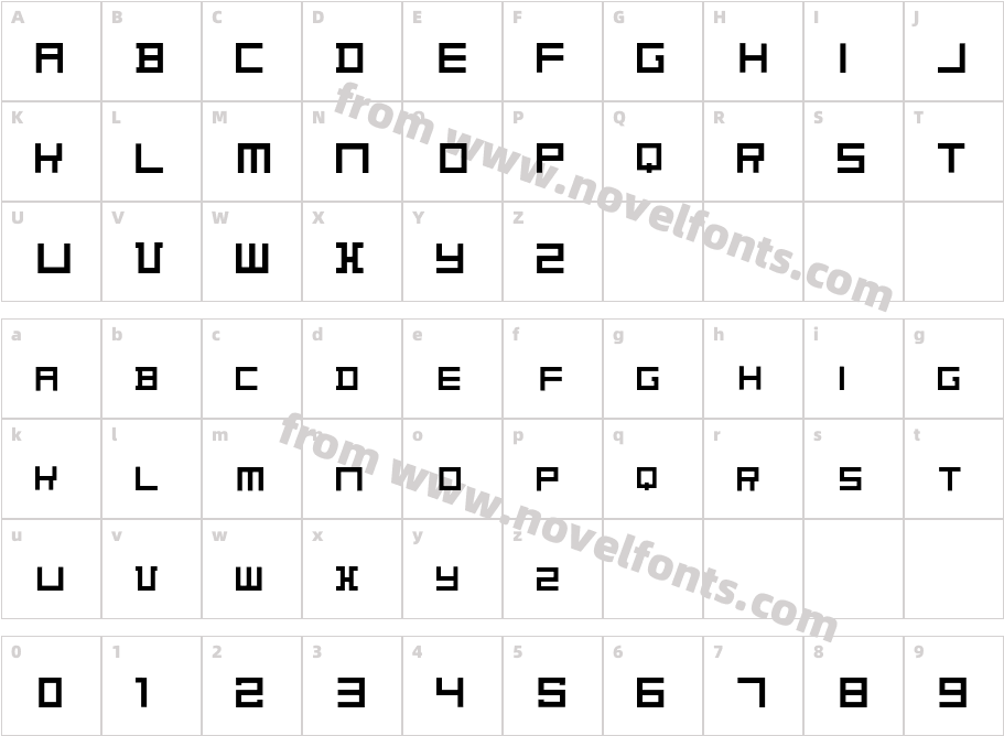 DeStyleCharacter Map