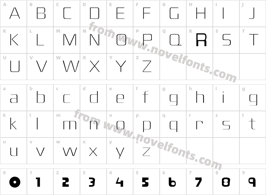 S-PHANITH FONTER TOUCHCharacter Map