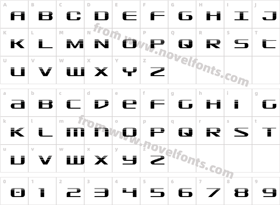 SDF HalftoneCharacter Map