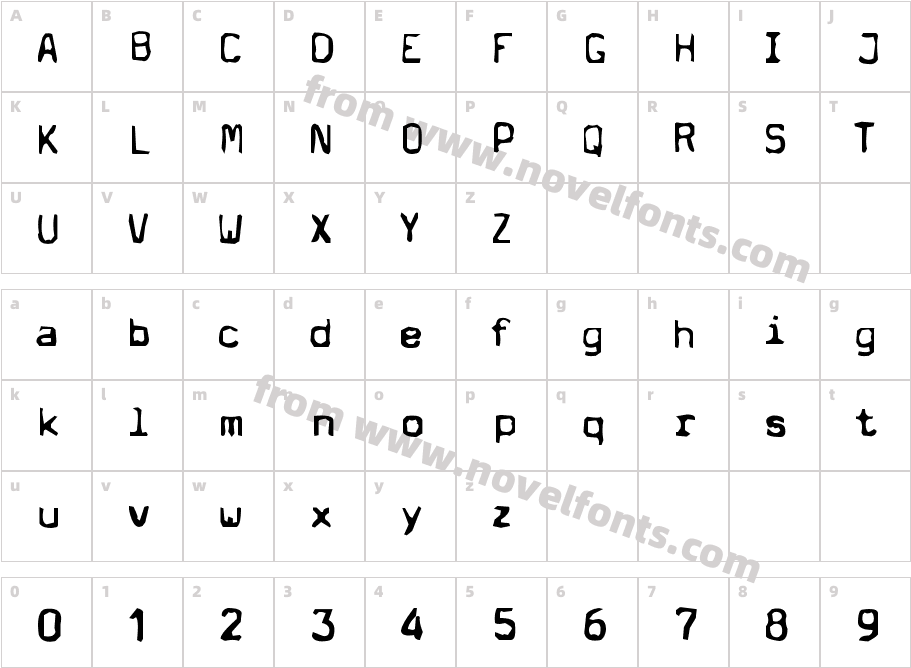 DeadPostManCharacter Map