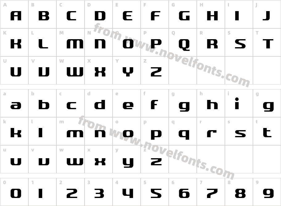 SF QuartziteCharacter Map