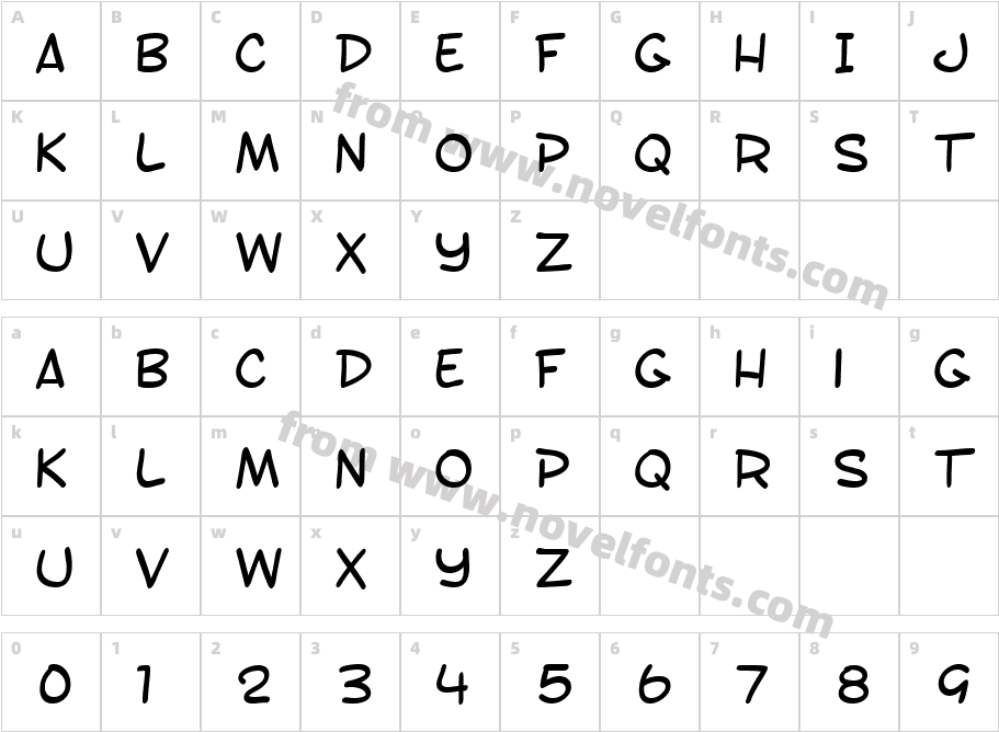 SF ToontimeCharacter Map