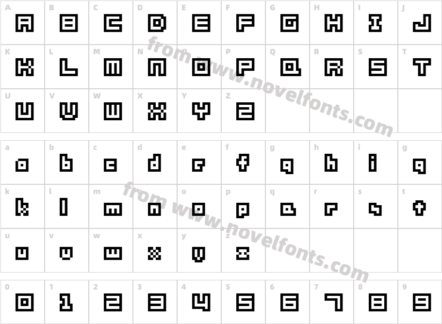 SG05Character Map