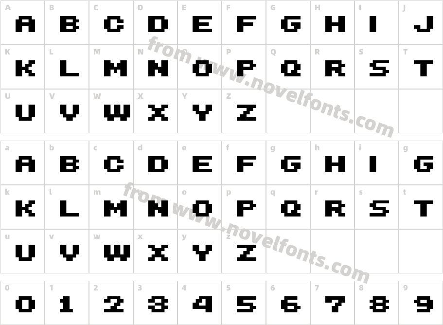 SG14Character Map