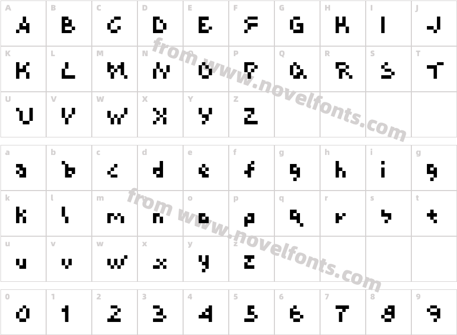 SG15Character Map