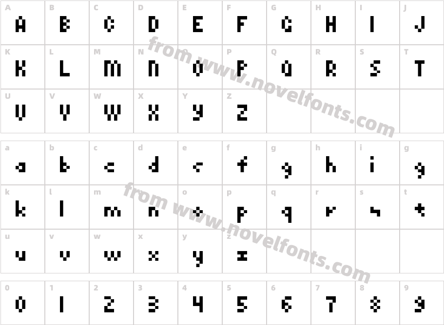 SG17Character Map