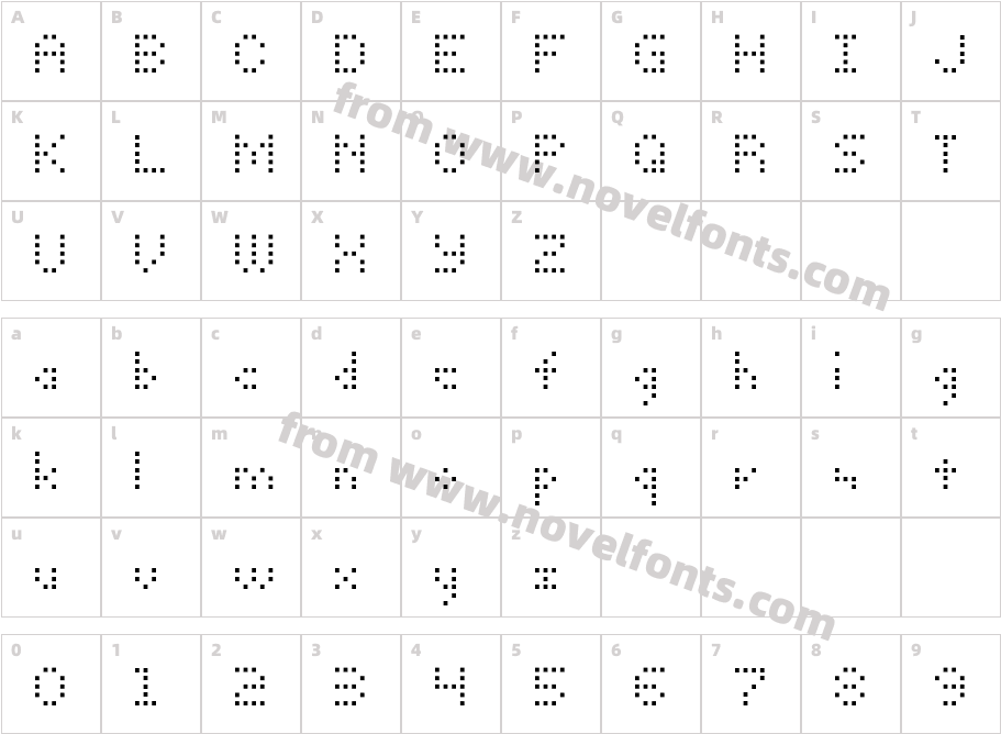 SG19Character Map