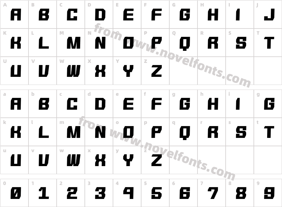 SHMUP in the zoneCharacter Map