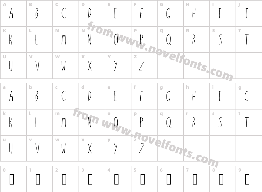 SIX SIXTEEN SIXTEENCharacter Map