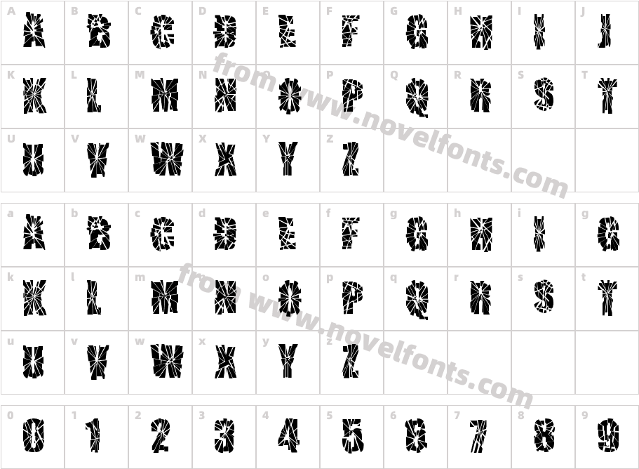 SNIPER SHOTCharacter Map