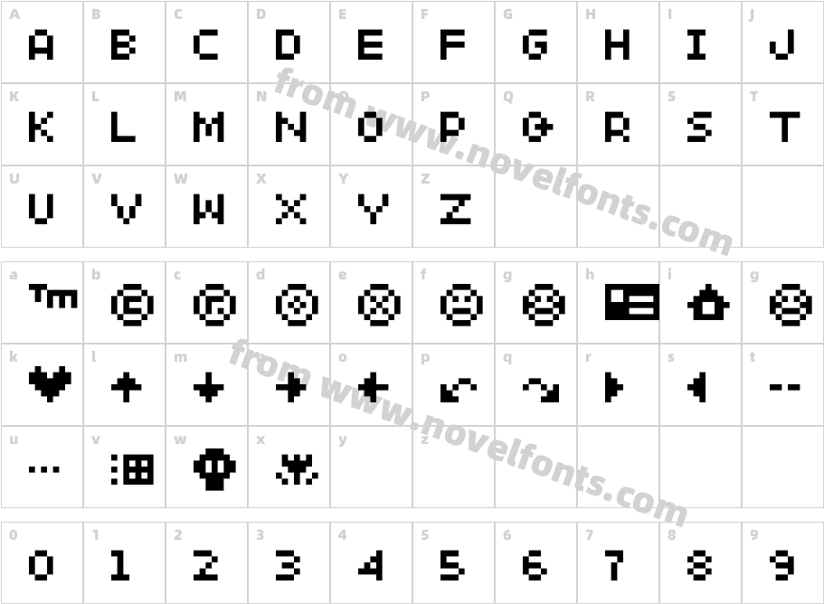 SP Abit 02Character Map