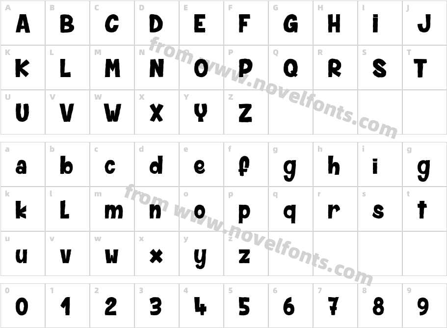 SPIDER MONKEYCharacter Map