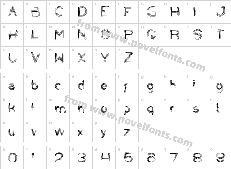 STRING AND WIRECharacter Map