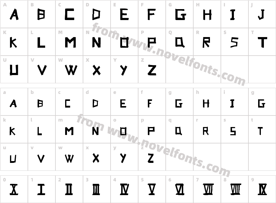 SURUCharacter Map