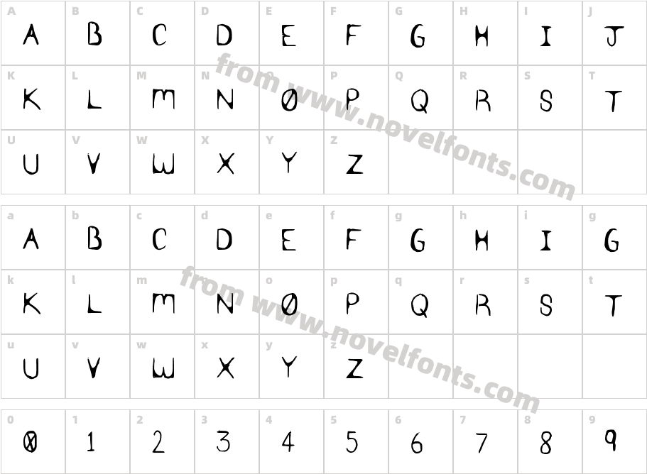 SYN_HAXCharacter Map