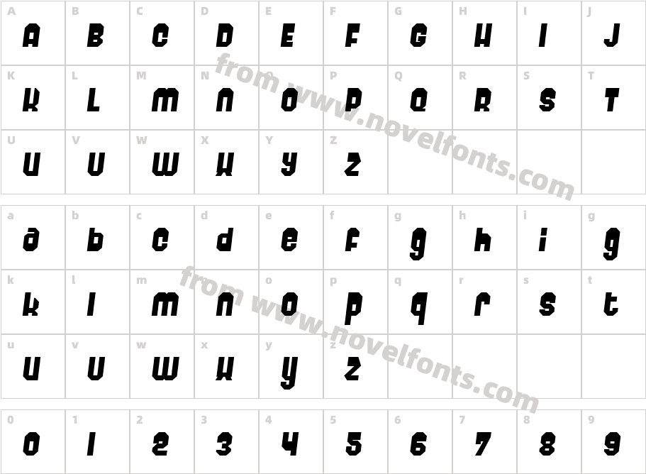 SabadooCharacter Map