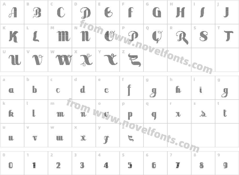 Sabor DigitalCharacter Map