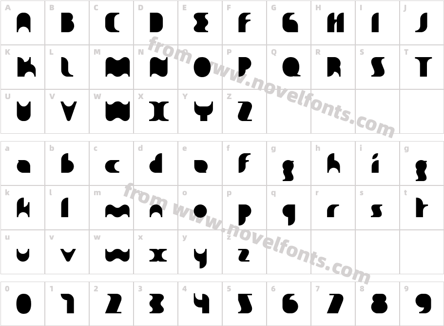 SakianeCharacter Map