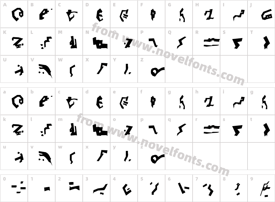 Decepticon GraffitiCharacter Map