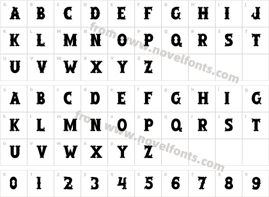 SalloonCharacter Map