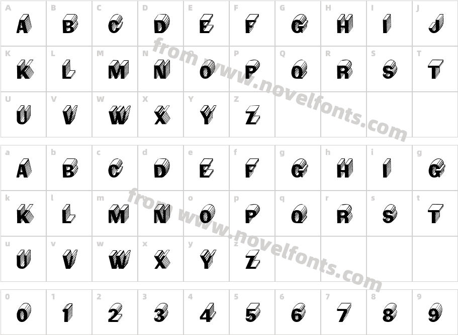 Salter MediumCharacter Map