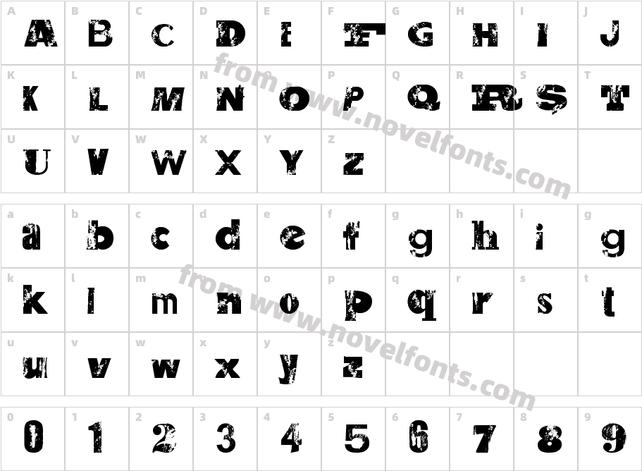 Saltpeter N Fungus BoldCharacter Map