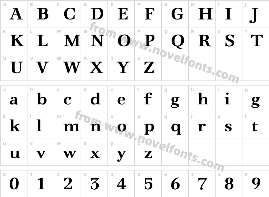 DedicaDaMa-BoldCharacter Map