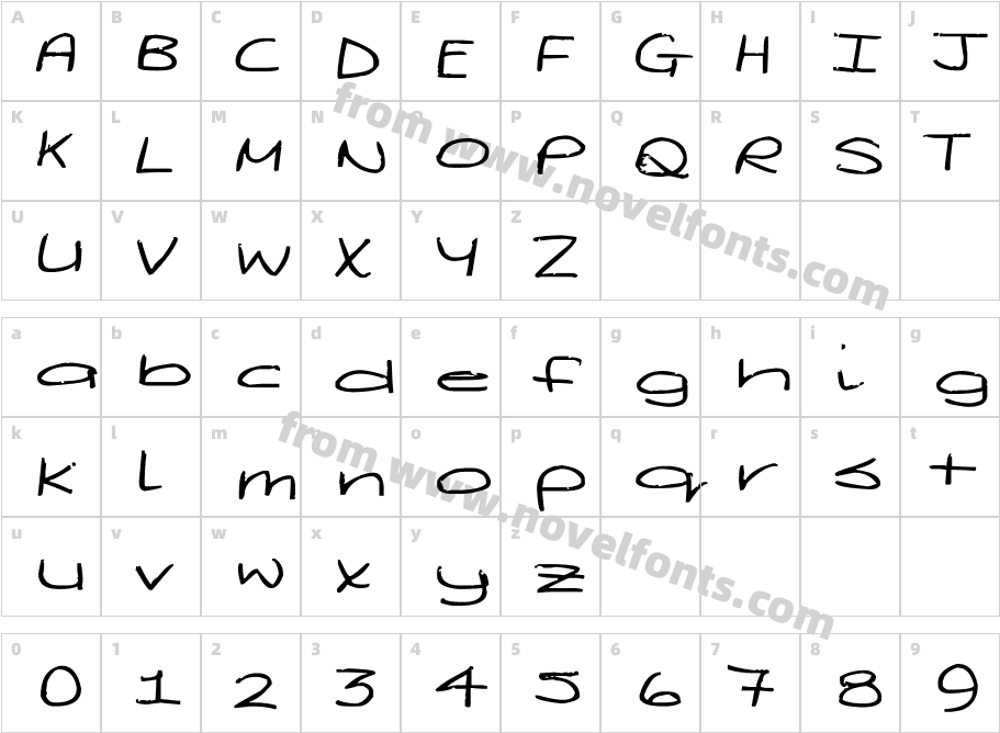 DeegeyCharacter Map