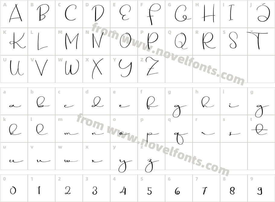 SaxophoneSignatureRegularCharacter Map