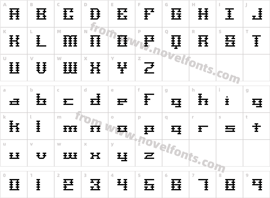 Scalelines BRKCharacter Map