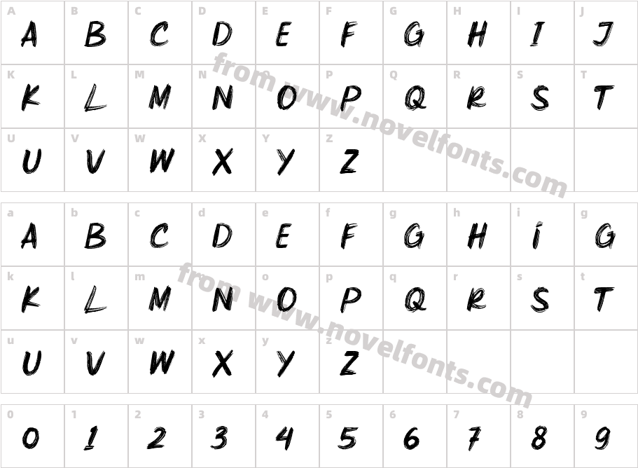 Scarecrow RegularCharacter Map