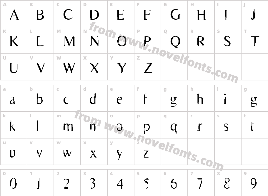 ScarecrowCharacter Map