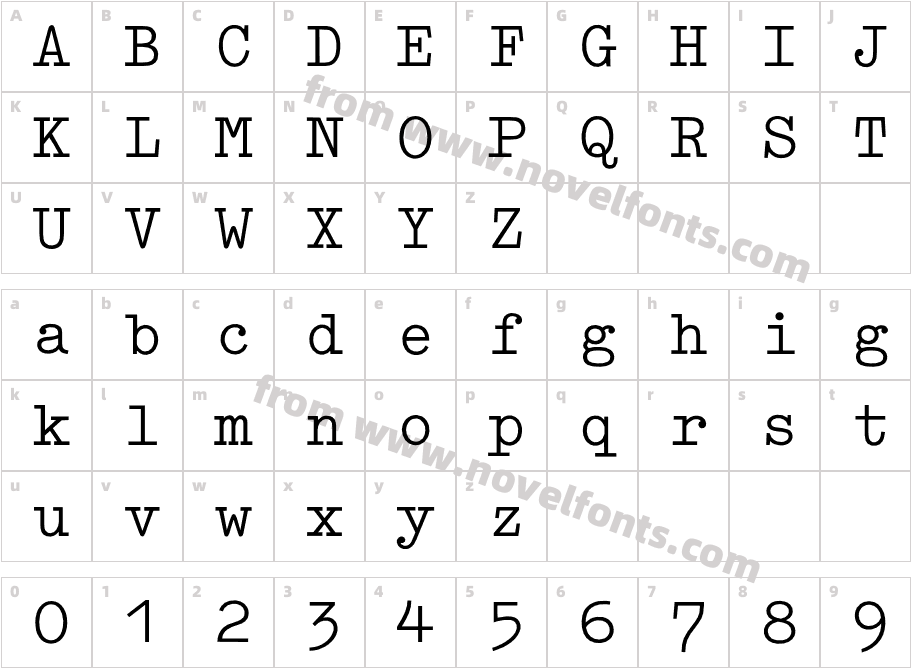 SchMaCharacter Map