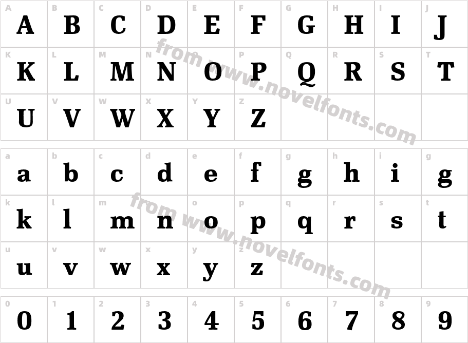 ScherzoStd-BoldCharacter Map