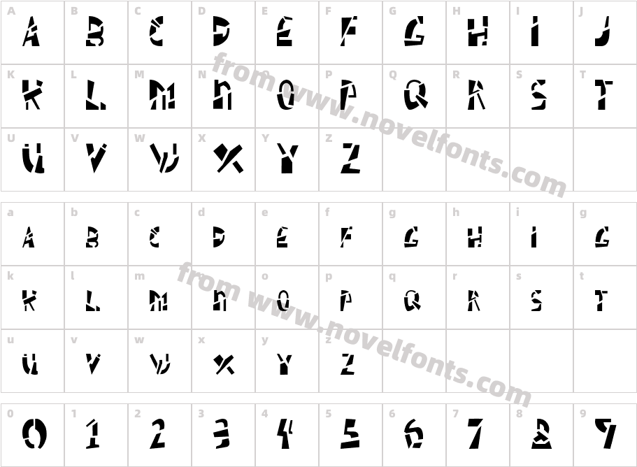 SchizmCharacter Map