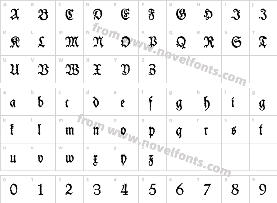 Schneider Buch Deutsch Trash FreeCharacter Map