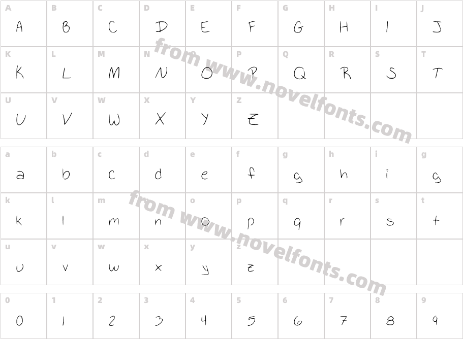 School_WritingCharacter Map