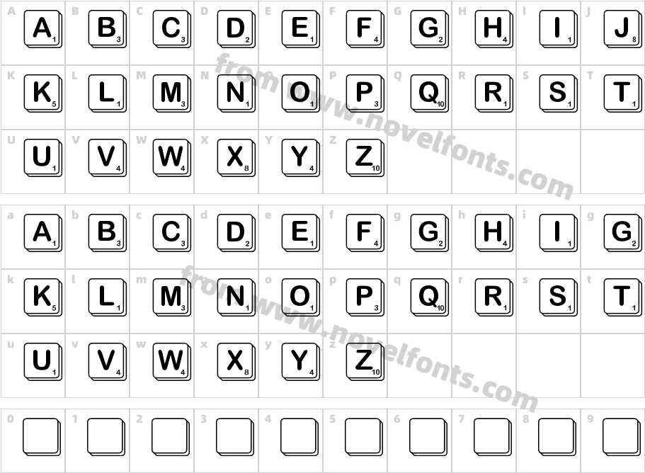 ScrambleCharacter Map