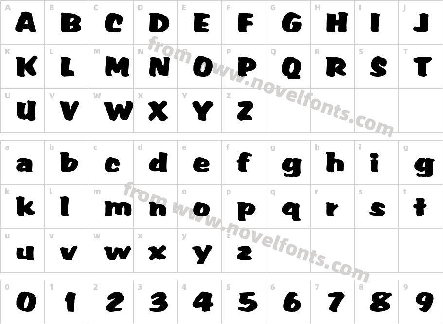 Accent SFCharacter Map