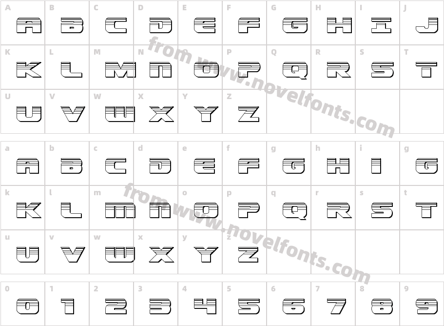 Dekaranger ChromeCharacter Map