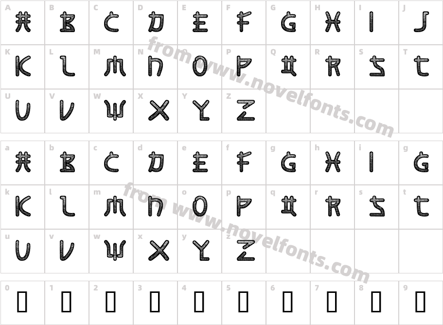 ScreenCharacter Map